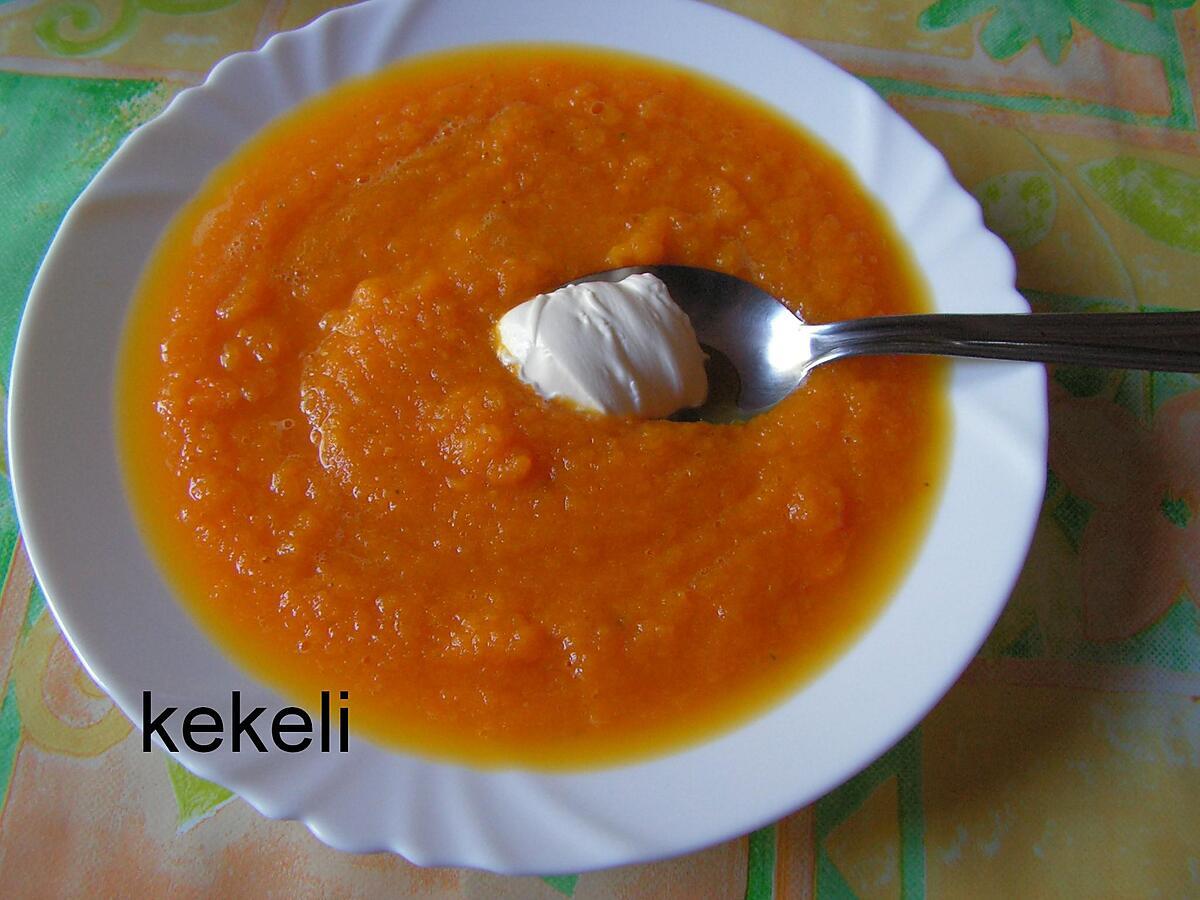 recette Velouté de carottes