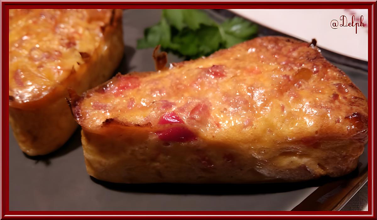 recette Clafoutis de poivron rouge et jambon fumé