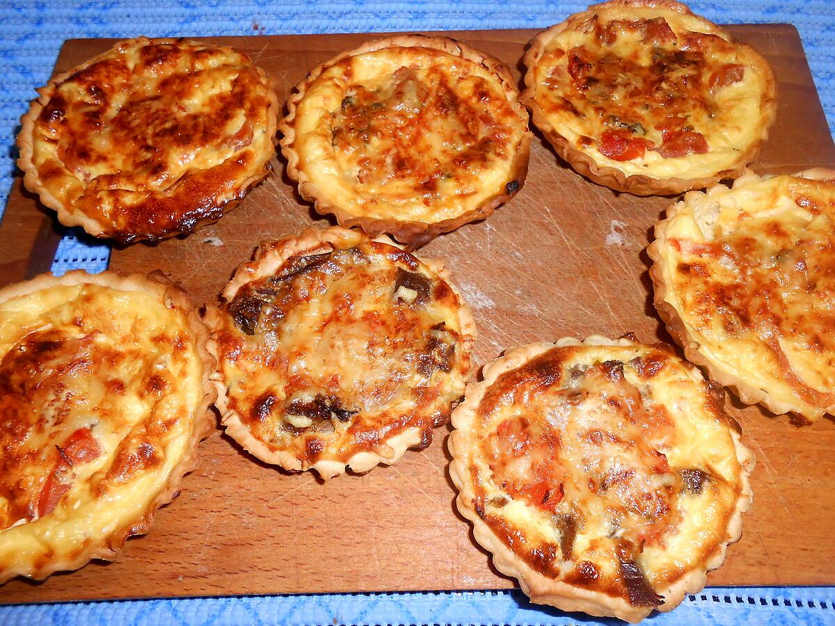 recette TARTELETTES TOMATE ET CONFIT DE CANARD