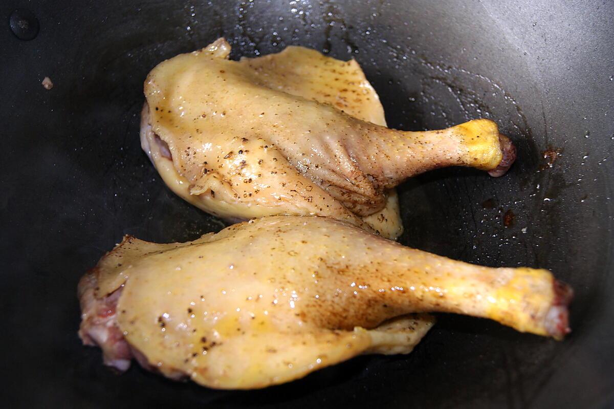 recette Cuisses de canard aux légumes