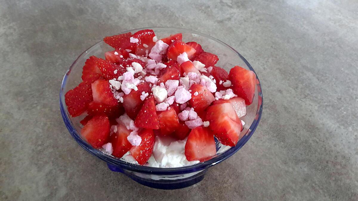 recette Coupe fraise et mascarpone