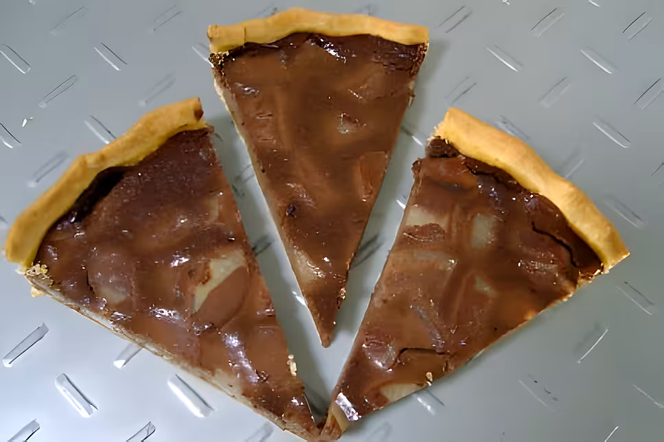 recette tarte choco poires