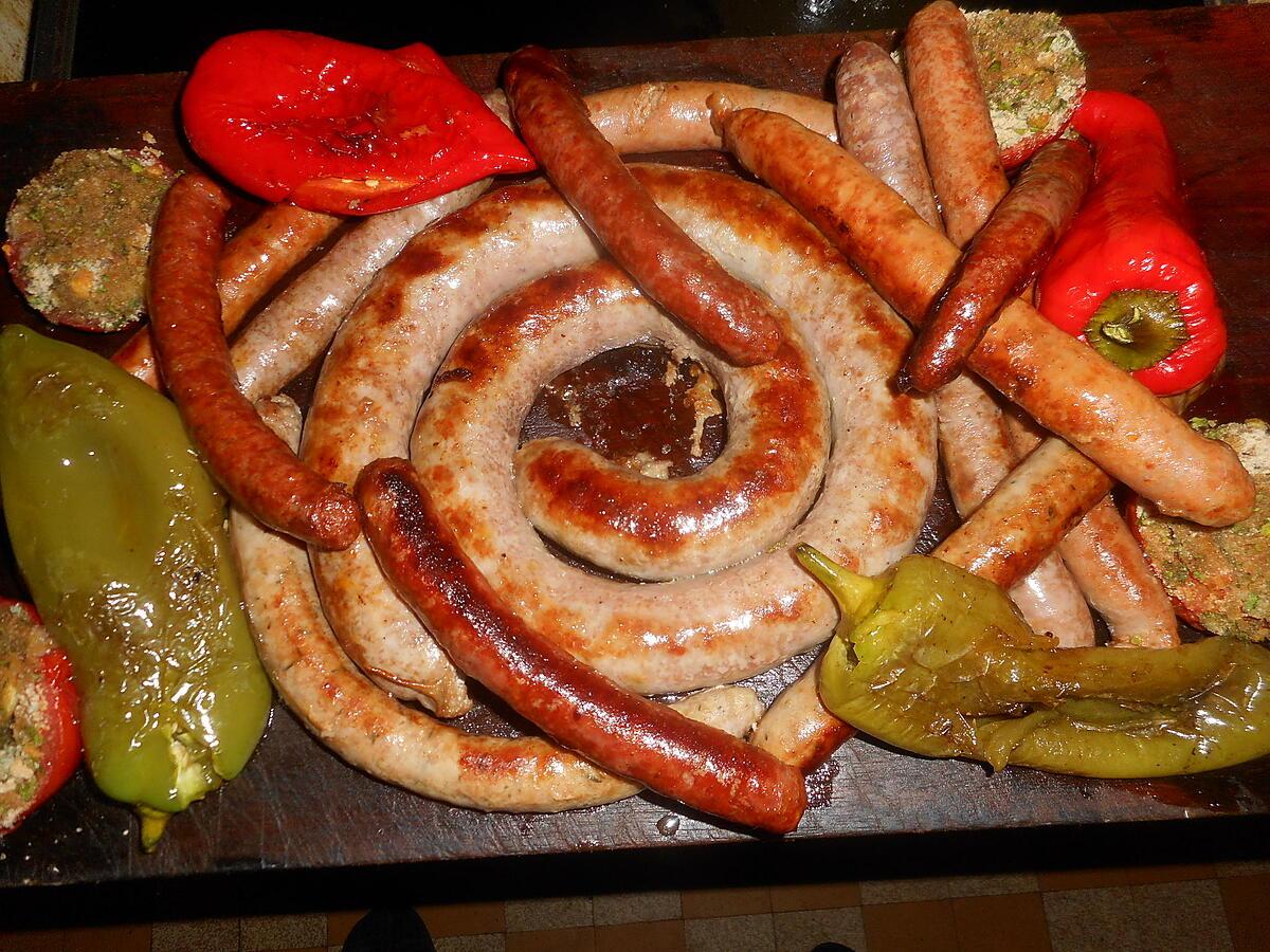 recette Mixed gril de saucisses et merguez