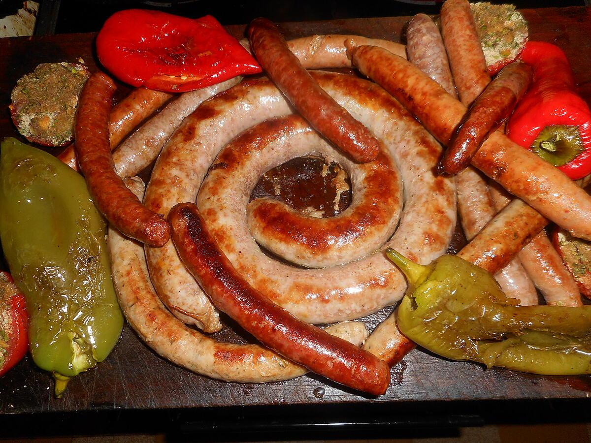 recette Mixed gril de saucisses et merguez