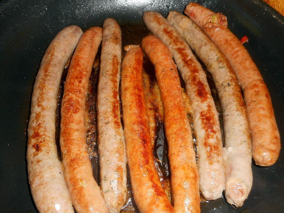 recette Mixed gril de saucisses et merguez