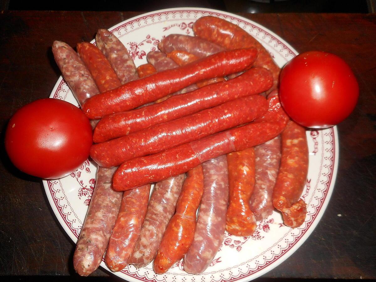 recette Mixed gril de saucisses et merguez