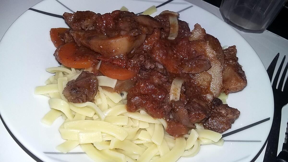 recette Sauté de porc bourguignon