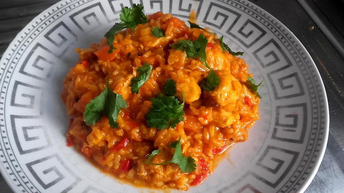 recette RIZ AU POULET