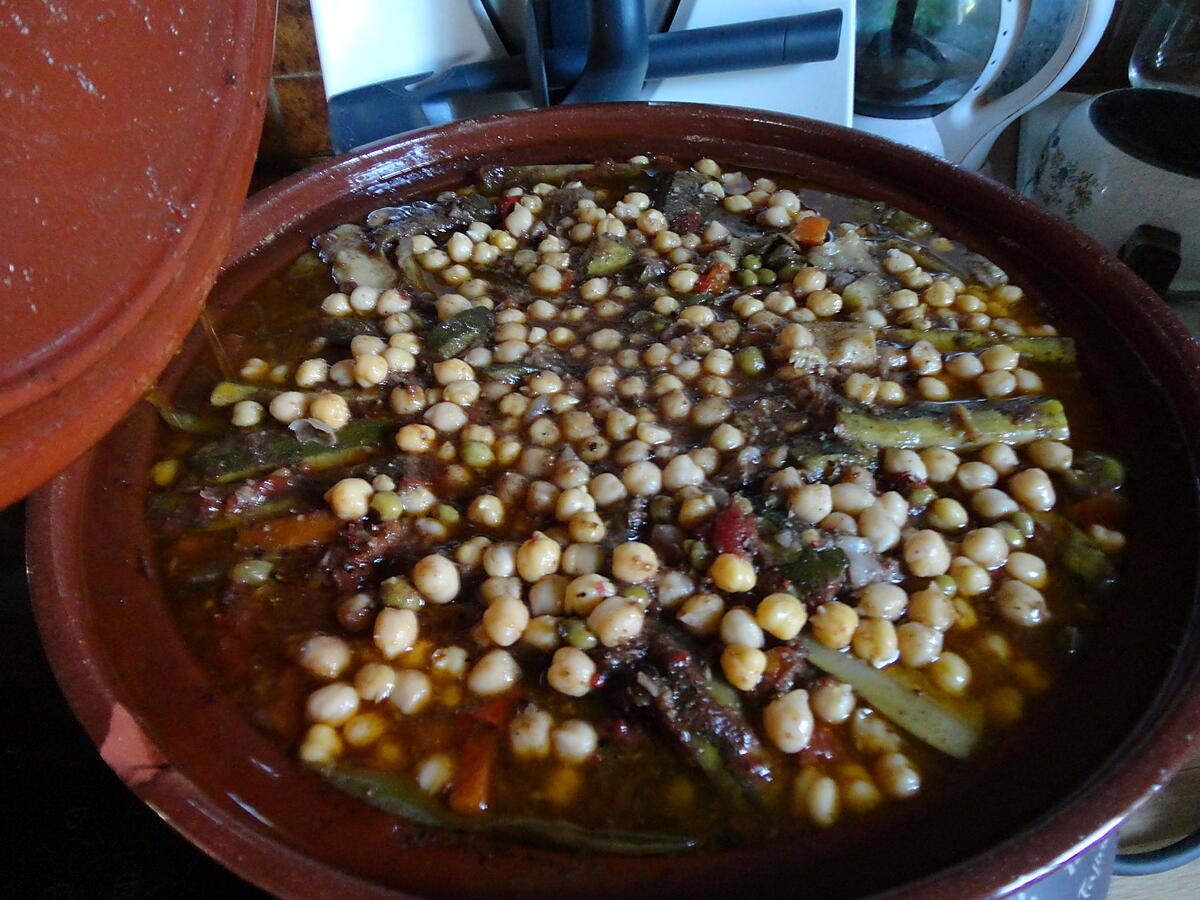 recette TAJINE A L AGEAU ET AUX LEGUMES