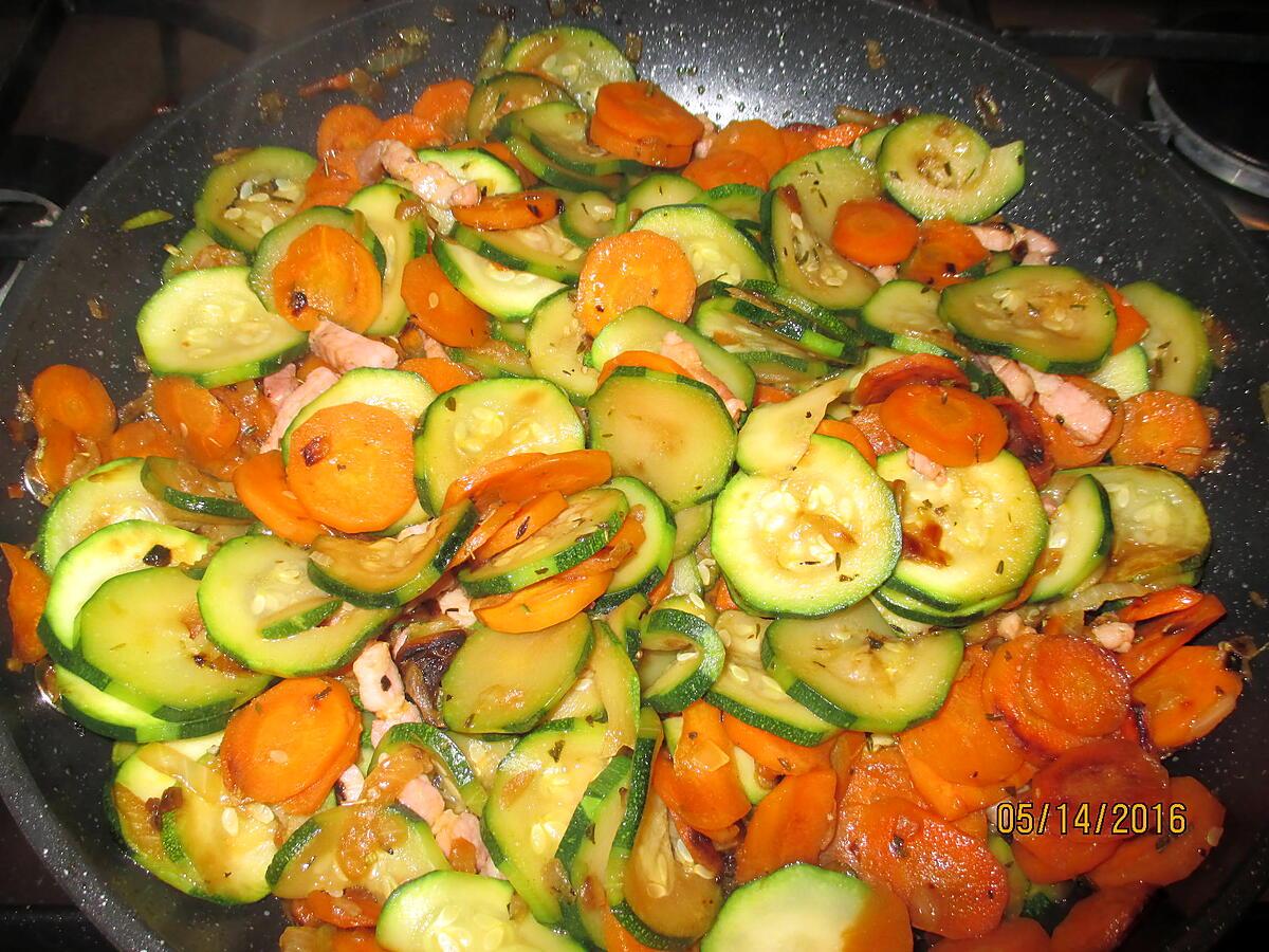 recette poêlée de légumes