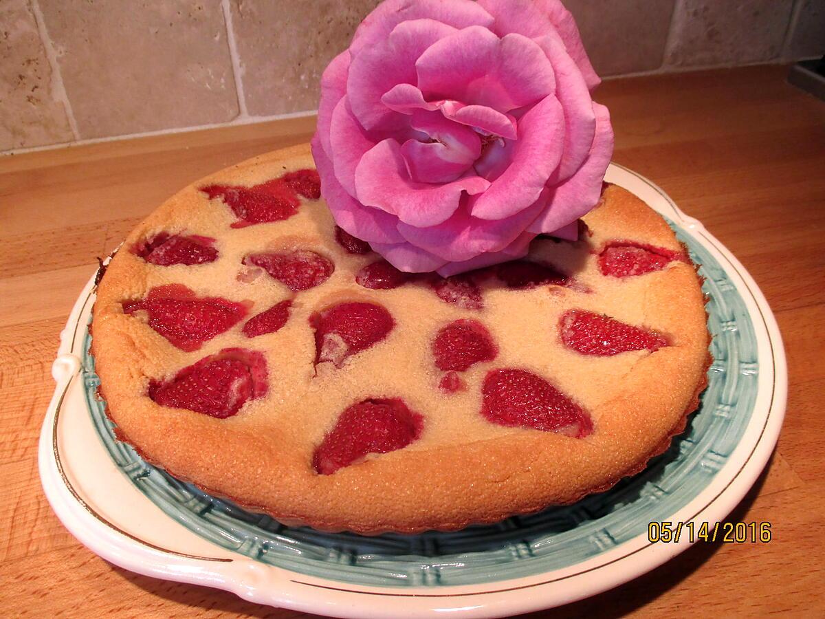 recette clafoutis aux fraises sans gluten