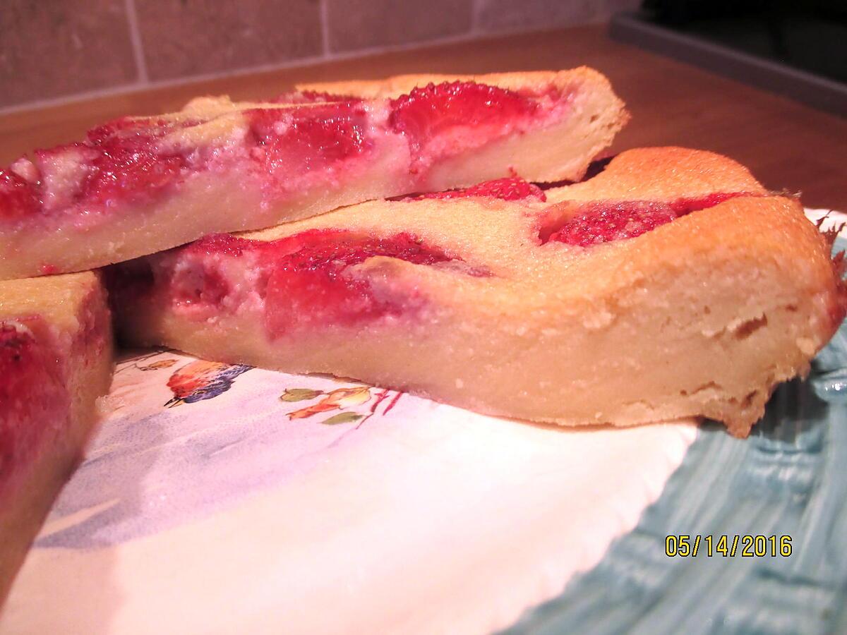 recette clafoutis aux fraises sans gluten