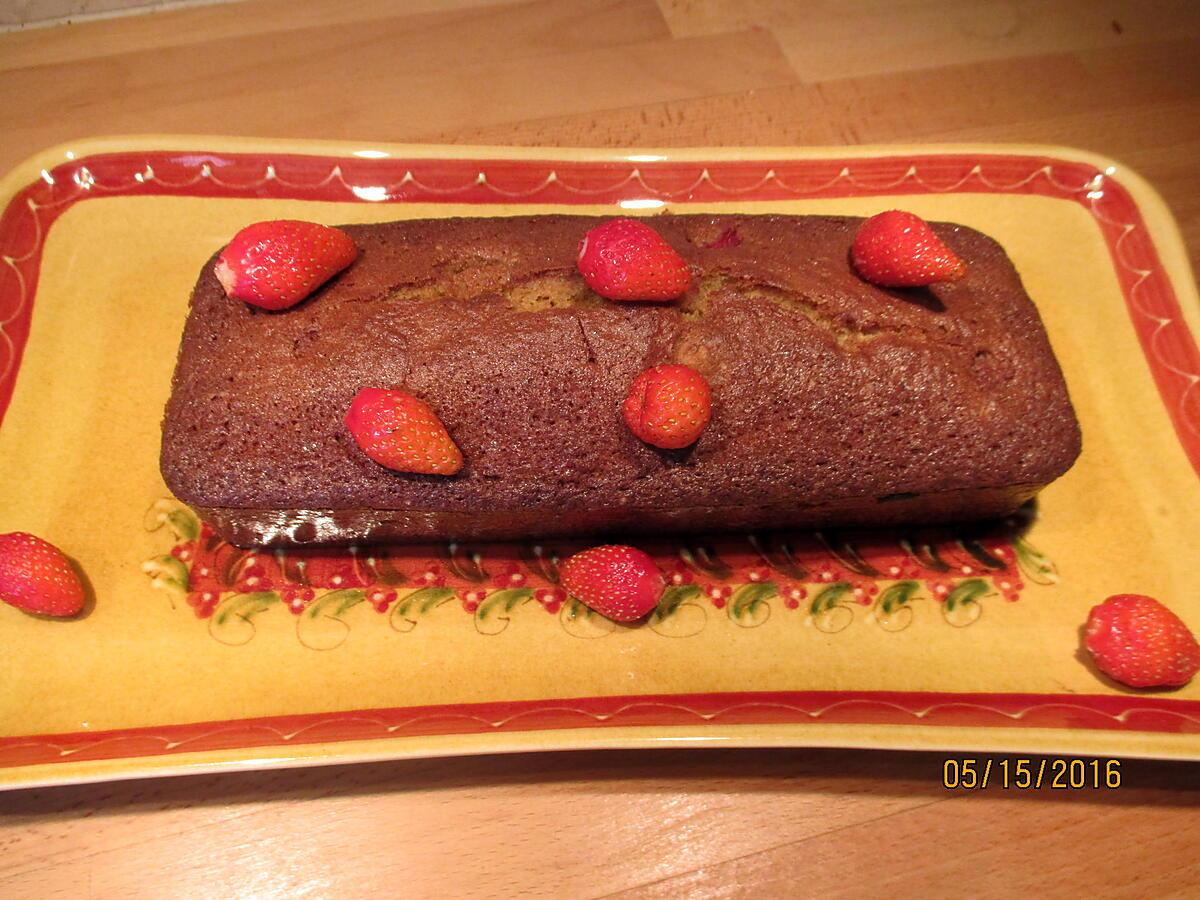 recette cake aux fraises sans gluten