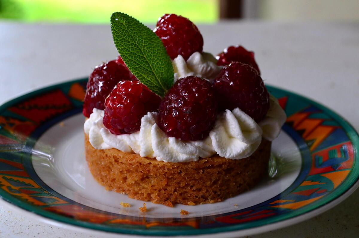 recette PALET SABLE BRETON AUX FRAMBOISES