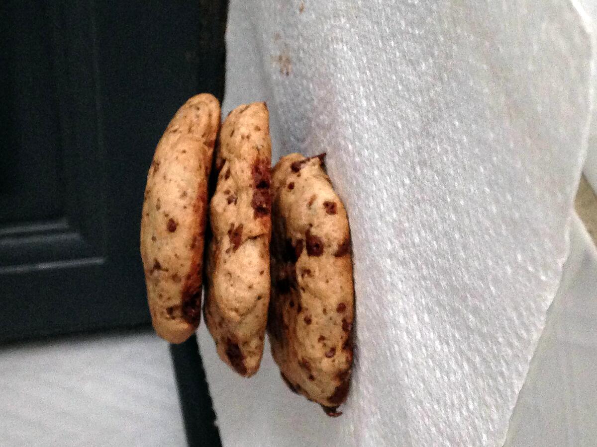 recette Cookies au pépite de chocolat.