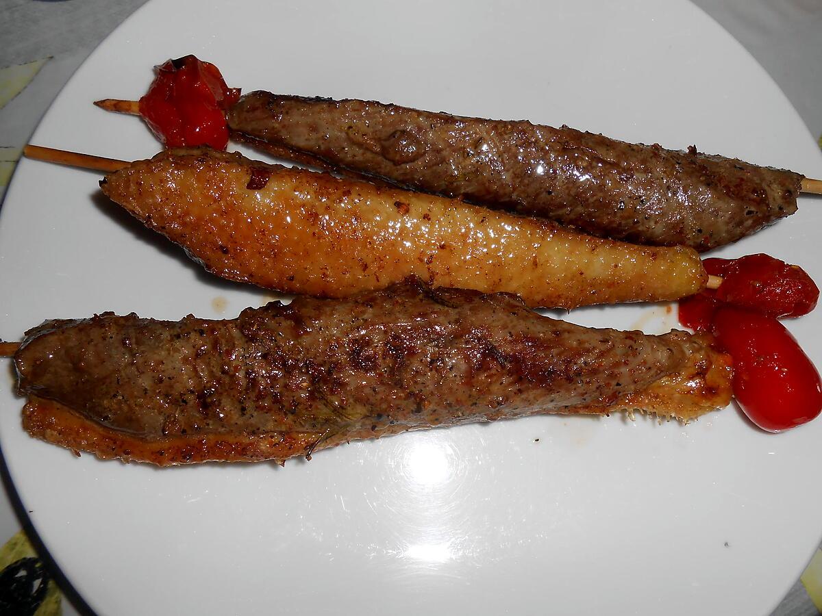 recette BROCHETTES DE CANARD AUX EPICES