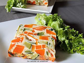 recette Terrine de courgettes et carottes