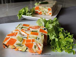 recette Terrine de courgettes et carottes