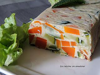 recette Terrine de courgettes et carottes