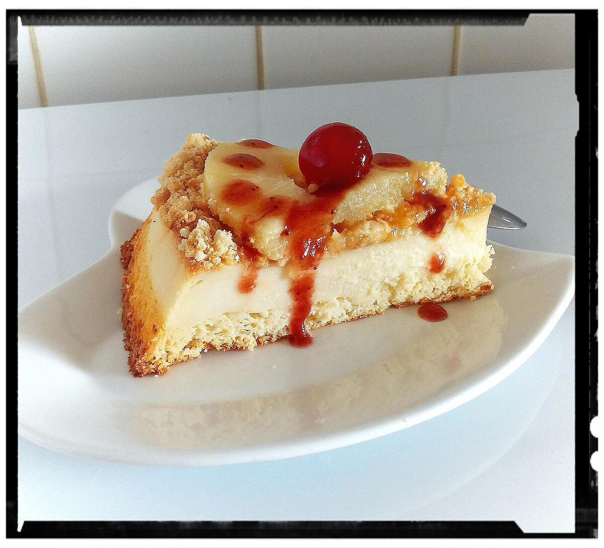 recette magic cheescake ananas