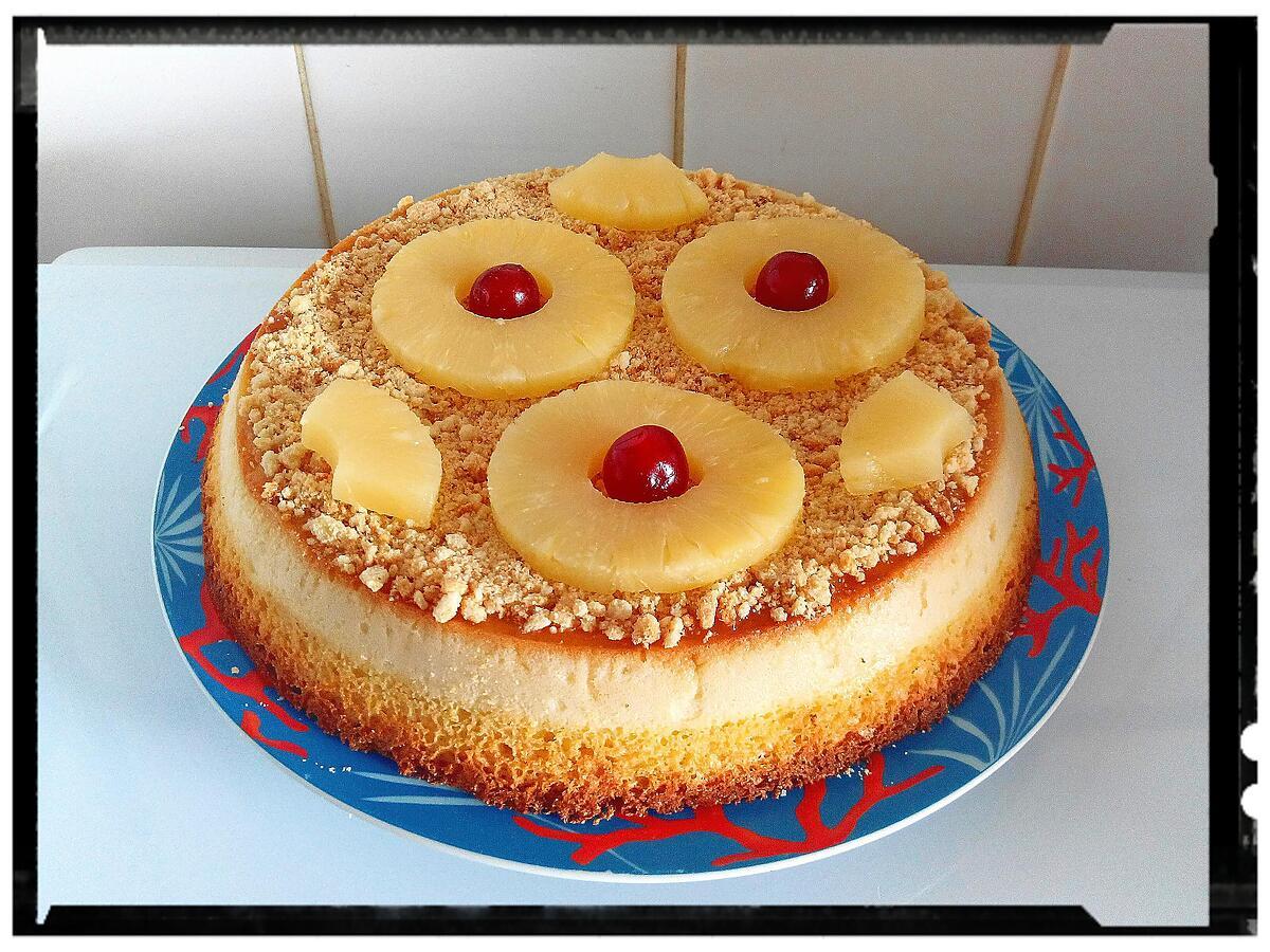 recette magic cheescake ananas