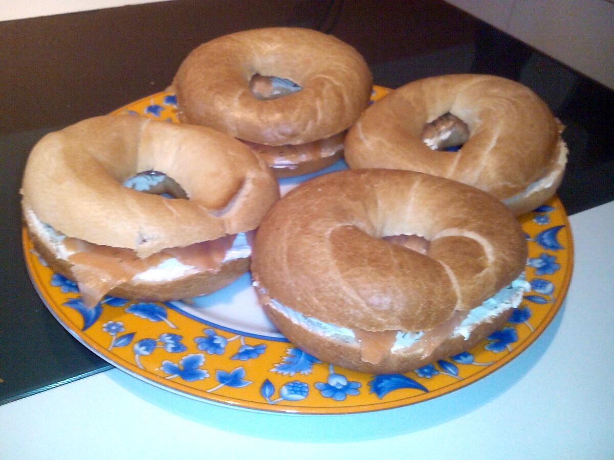 recette Bagels saumon & fromage