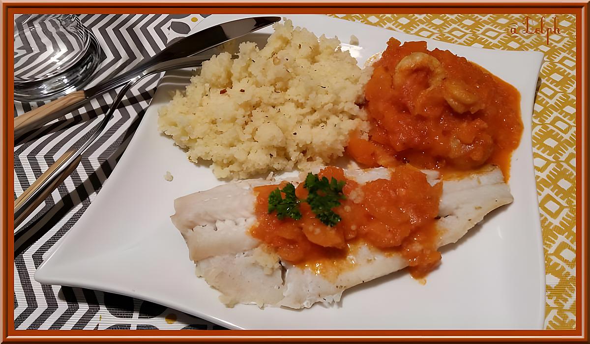 recette Filets de Colin à la sauce tomate