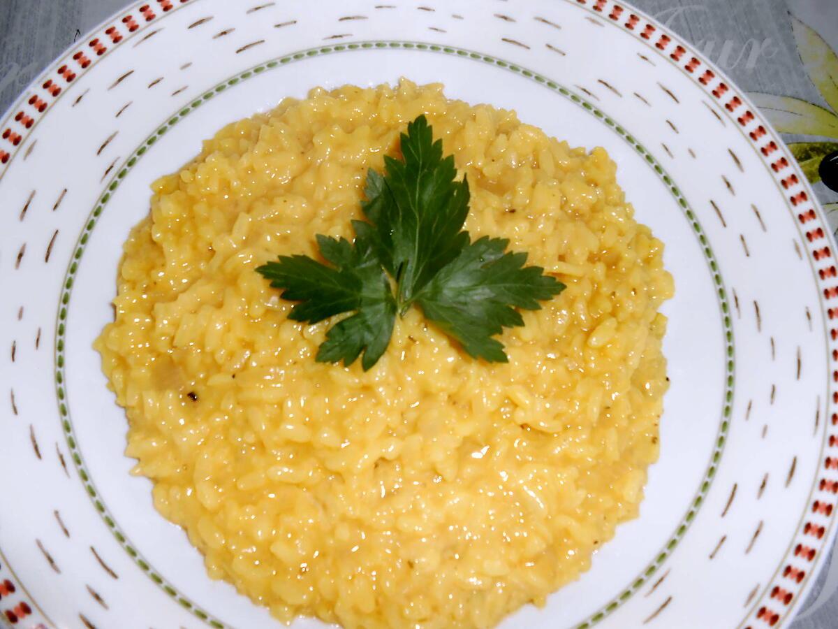 recette RISOTTO A LA MILANAISE