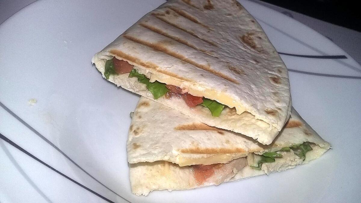 recette Quesadillas poulet  fromage