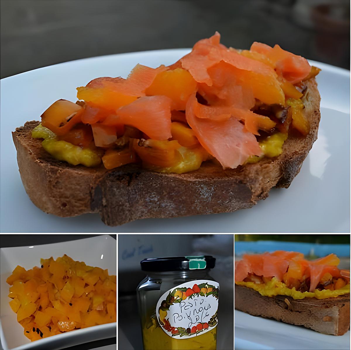 recette TARTINE SOLEIL