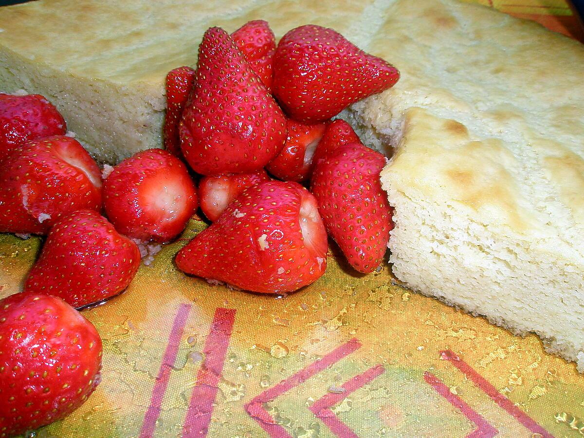 recette Savarin aux fraises