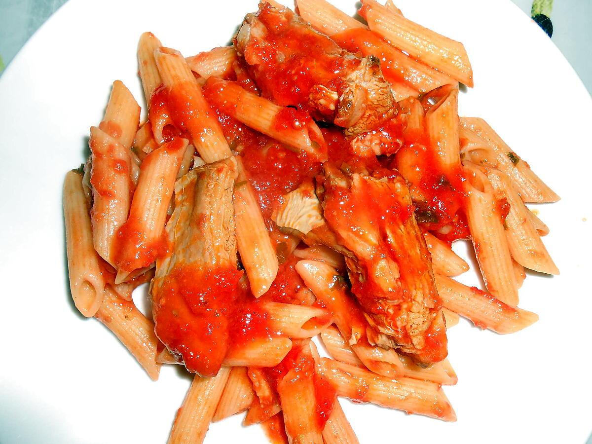 recette PENNE SUGO D'AGNELLO (au ragout d'agneau)