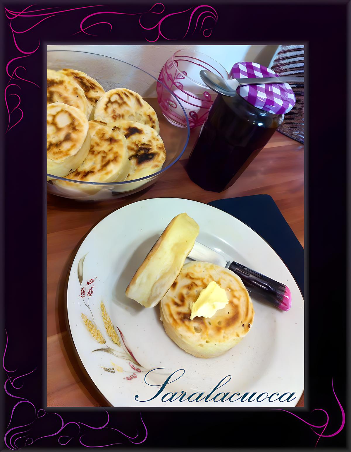 recette Crumpets (recette Anglaise)