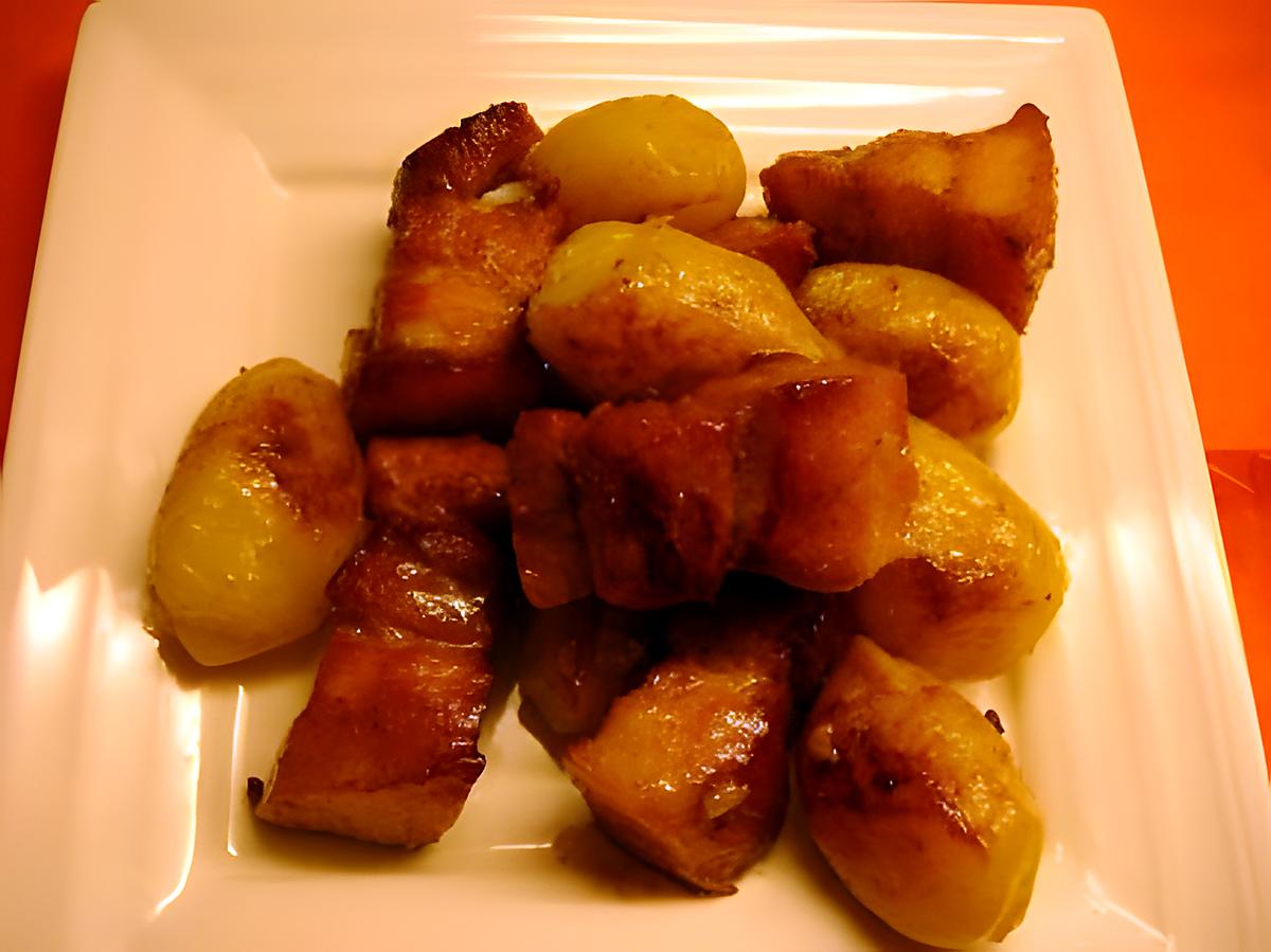 recette Barriga de Porco (poitrine de porc et ses pommes de terre)