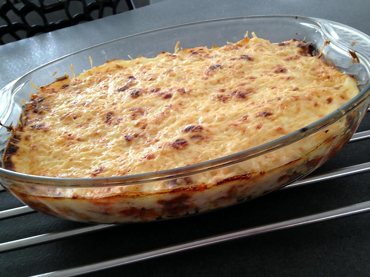 recette Coquillettes façon lasagnes