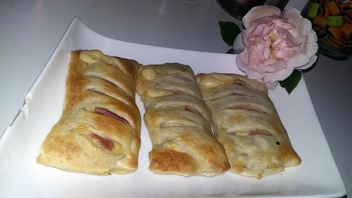 recette Friands au fromage et au jambon