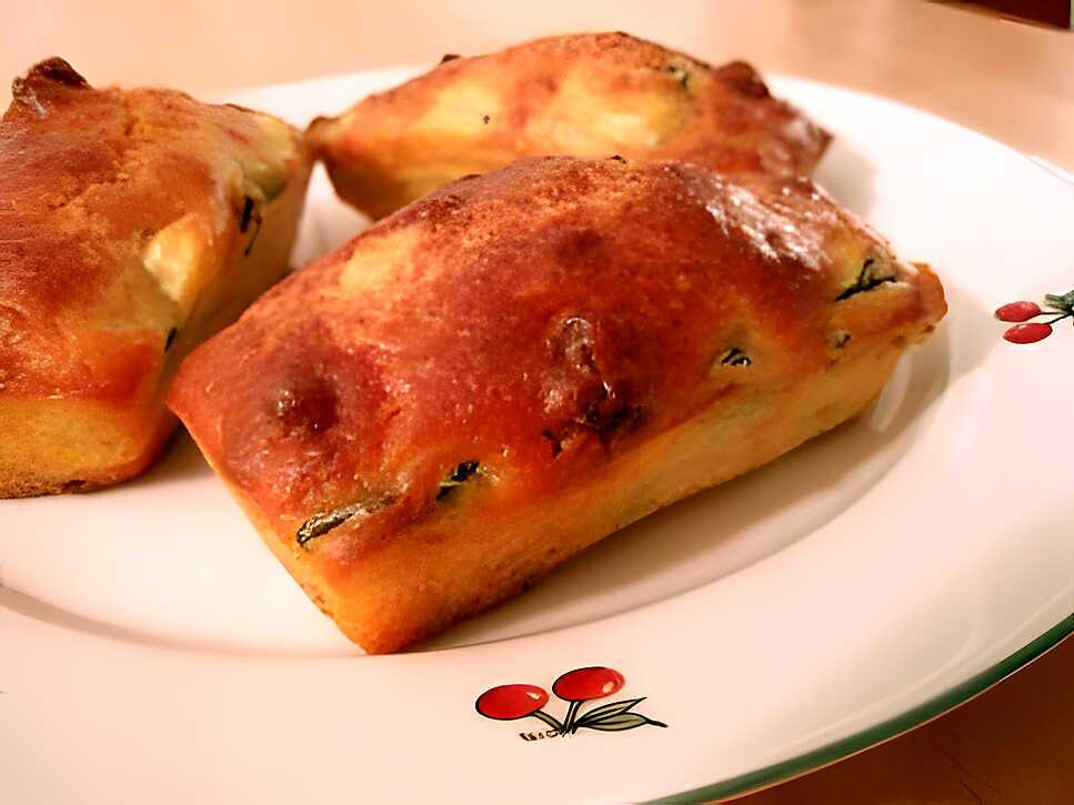 recette petits cakes tout moelleux courgettes et chorizo