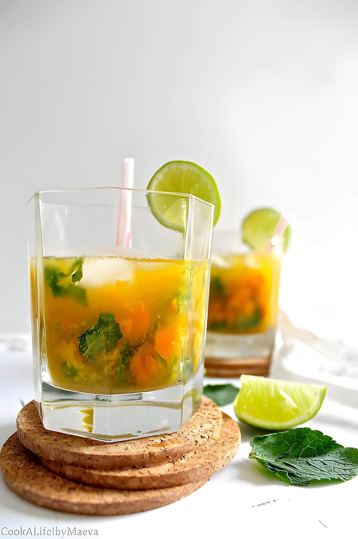 recette { Cocktail } Mojito à la mangue