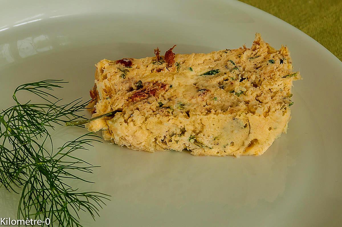 recette Terrine au merlu, tomates confites et fines herbes