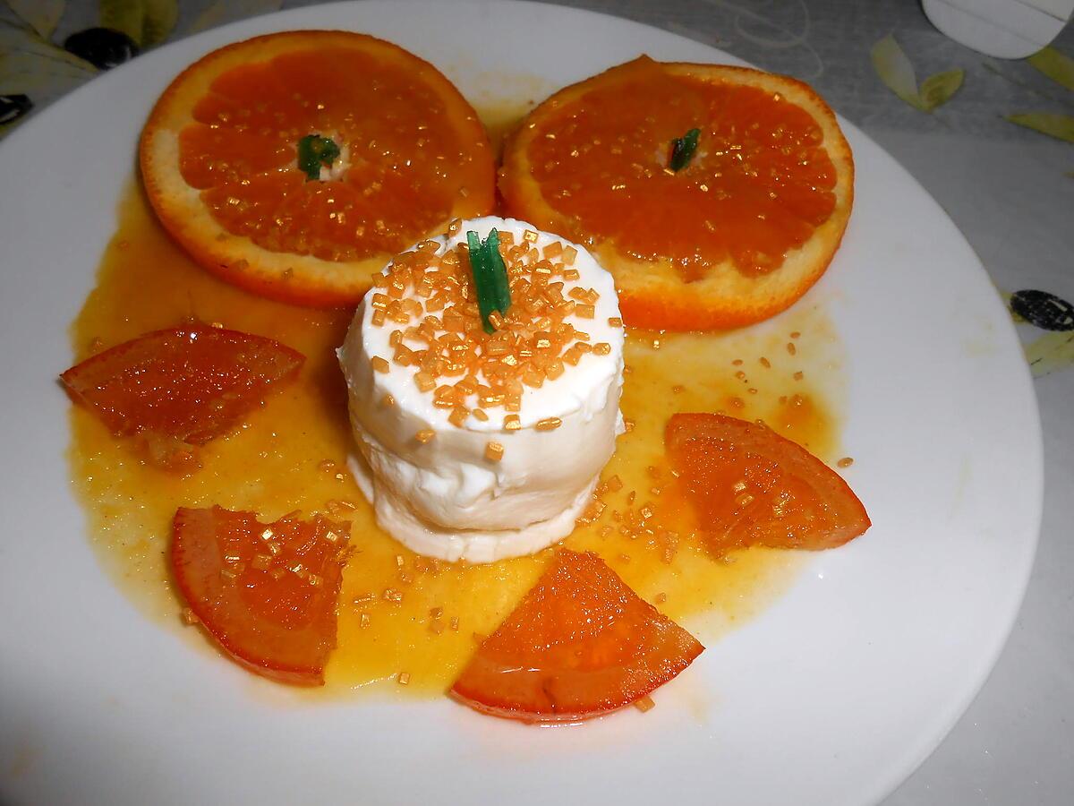 recette PETIT SUISSE "EN ORANGE"