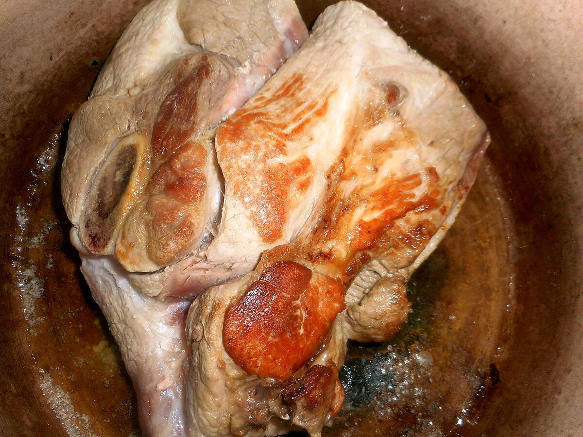 recette Rouelle de porc braisée cuison douce