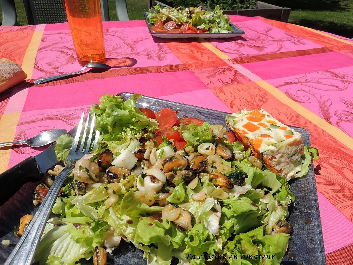 recette Salade de fruits de mer