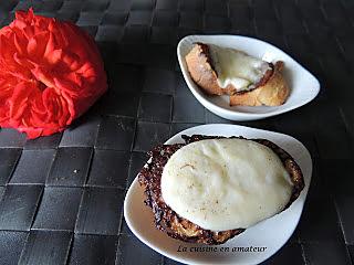 recette Pain perdu à la mozzarella et origan