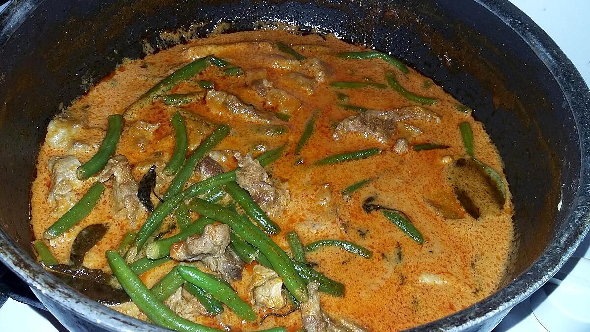 recette Vermicelles thaï au curry rouge