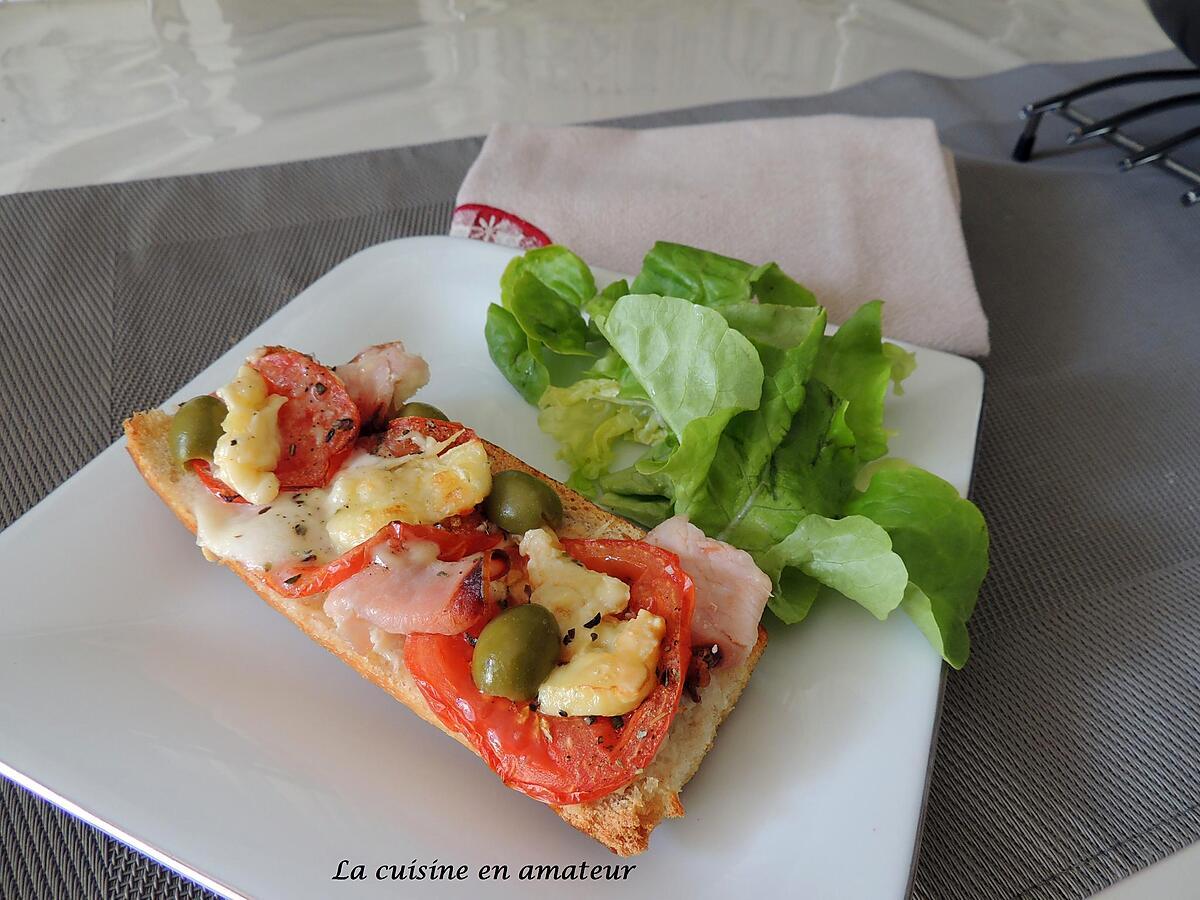 recette Tartine chaude