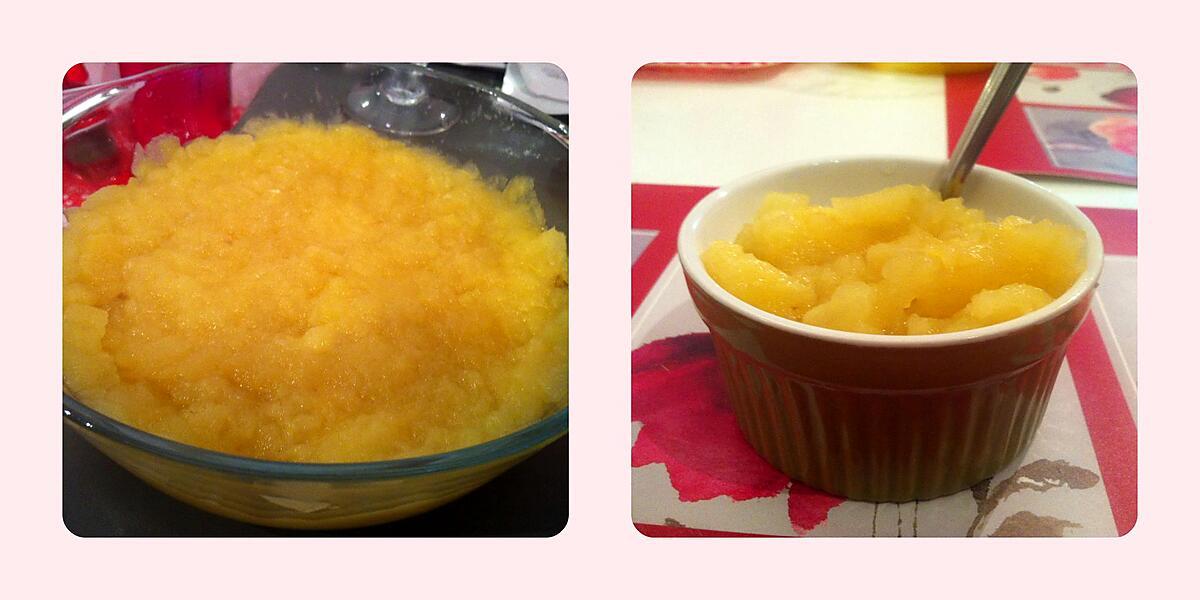 recette COMPOTE POMME/ANANAS au COOKEO