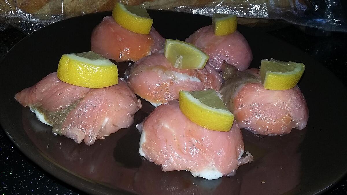 recette Dôme au deux saumons