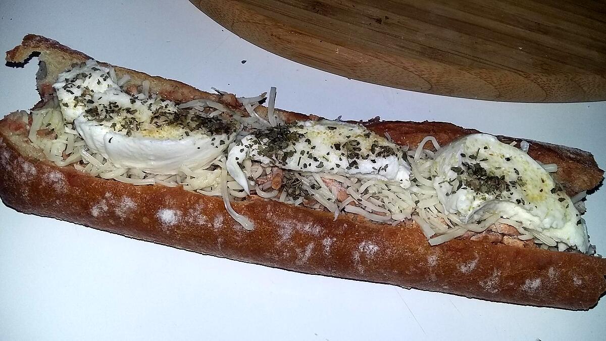 recette Pizza baguette