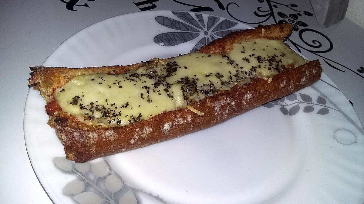 recette Pizza baguette