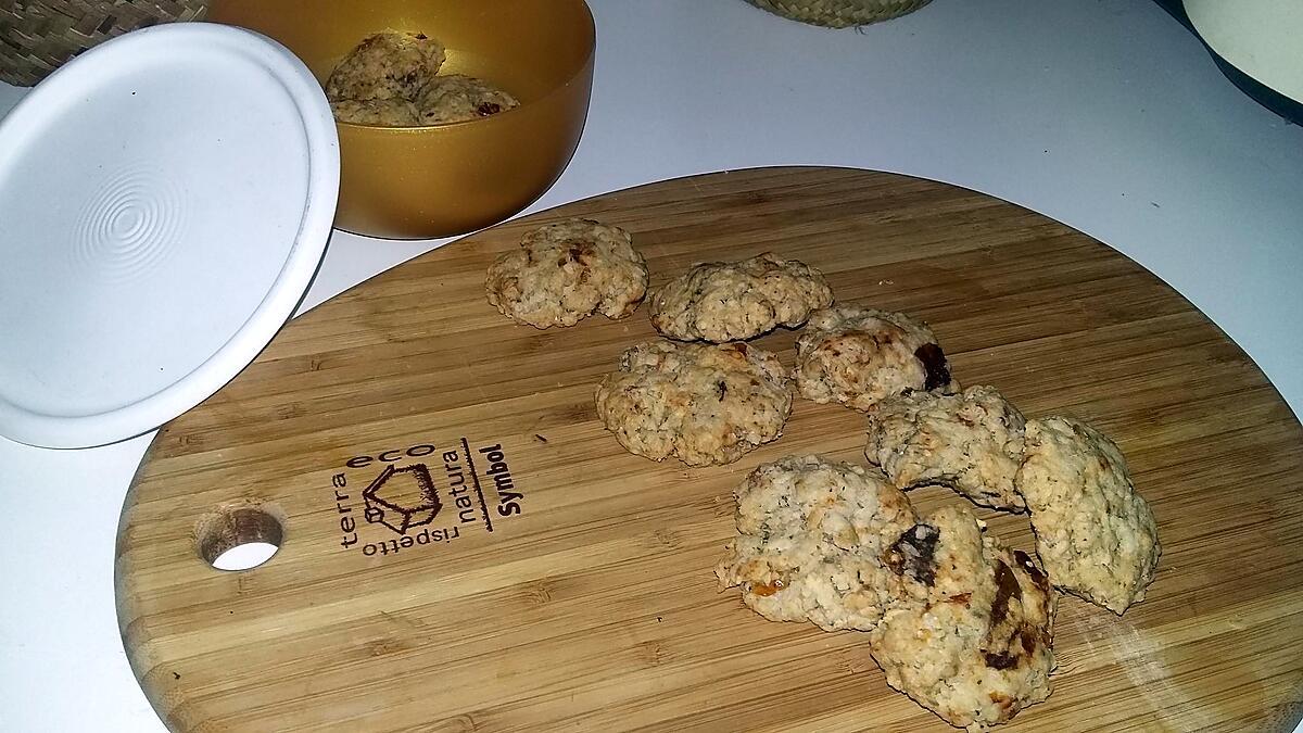 recette Cookies au flocons d'avoine tomate séché seranno